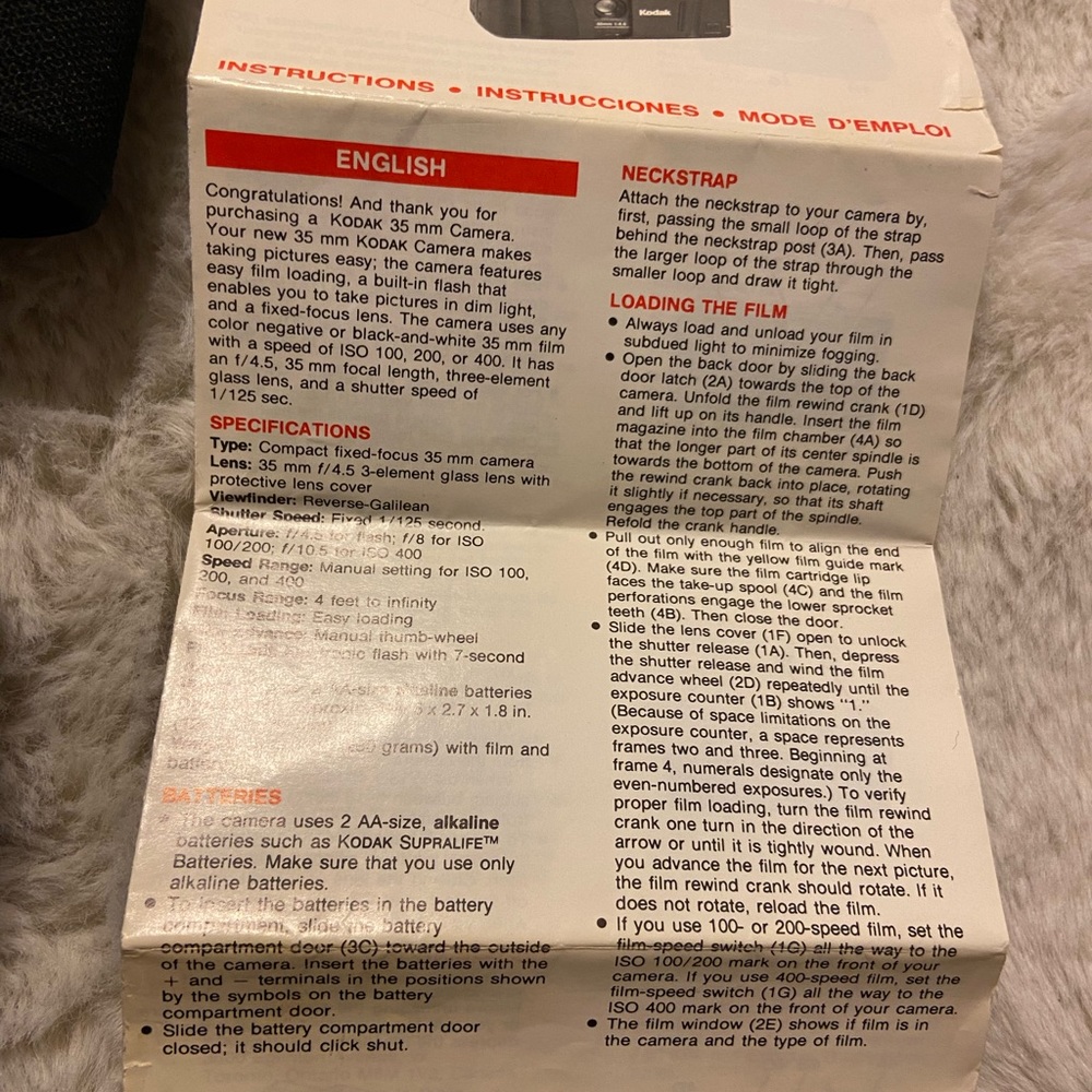 1988 Like new KODAK reflections 35MM camera - Picture 3 of 10
